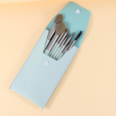 Portable Set Of 8 Makeup Brush - Euphorale