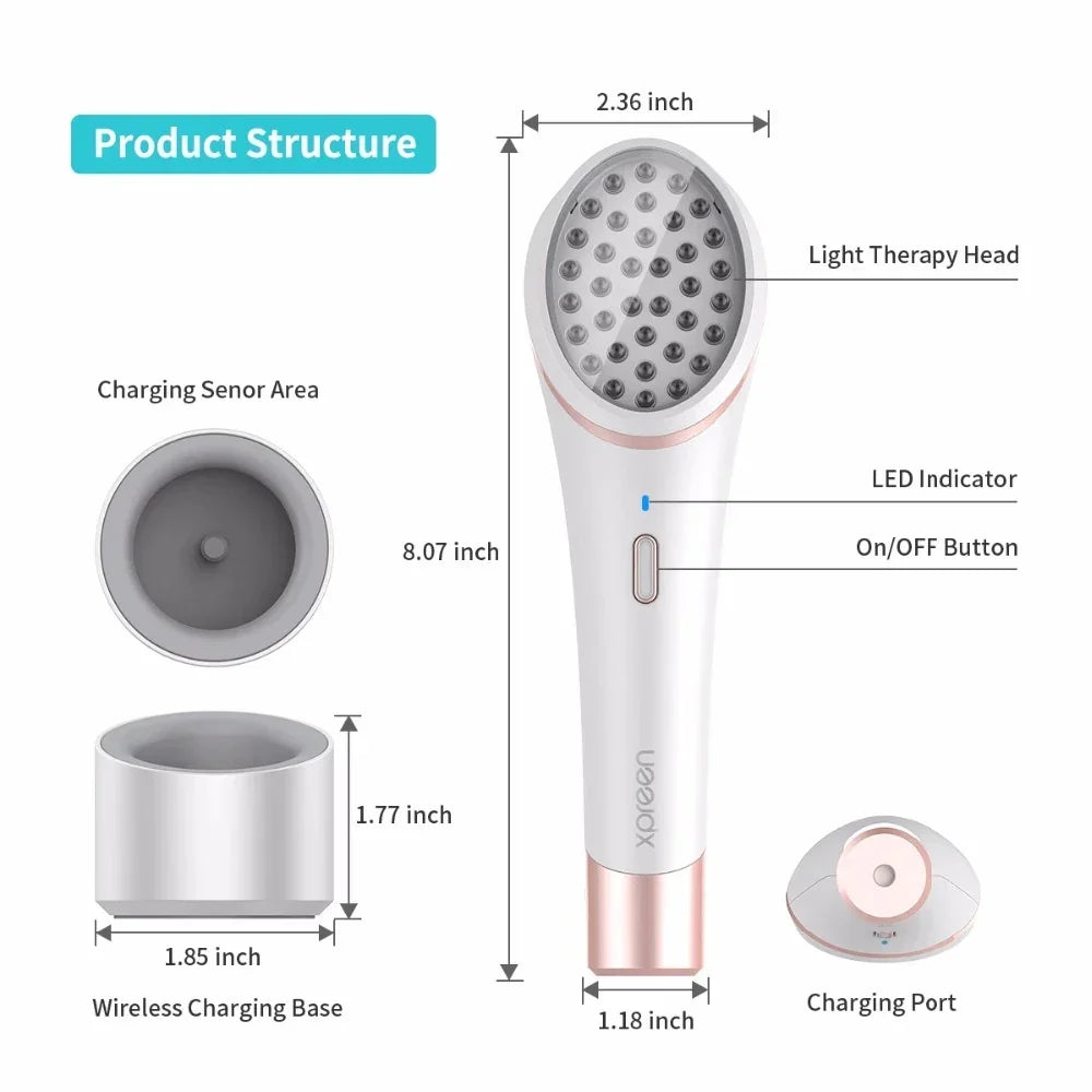 Wireless Rechargeable Acne Light Therapy Device - Euphorale