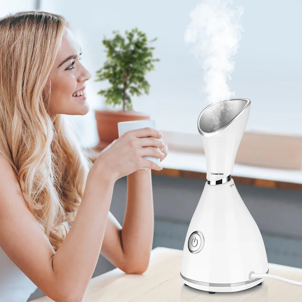 Water Replenishment Face Steamer Beauty Device - Euphorale