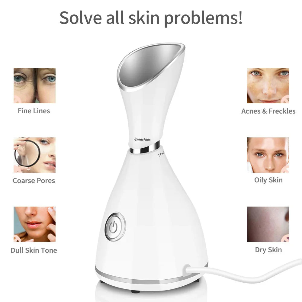 Water Replenishment Face Steamer Beauty Device - Euphorale