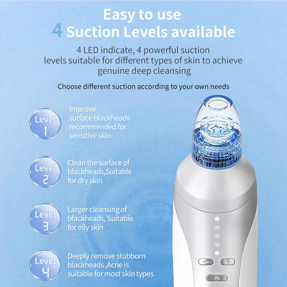 Pore Vacuum Electric Blackhead Suction Device - Euphorale