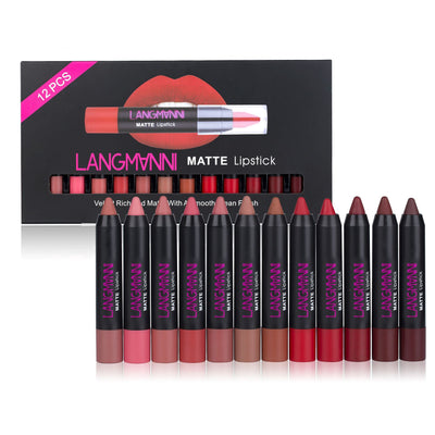 12 color lipstick set