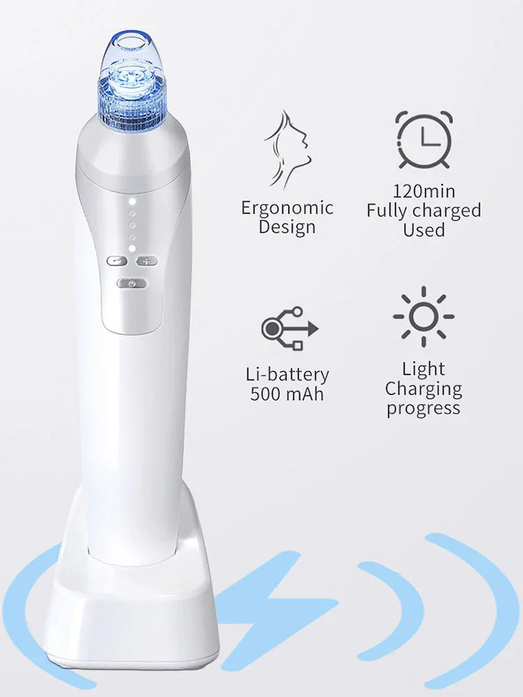 Pore Vacuum Electric Blackhead Suction Device - Euphorale