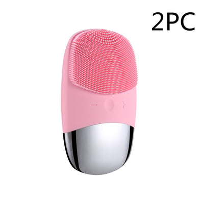 Mini Silicone Electric Face Cleansing Brush - Euphorale