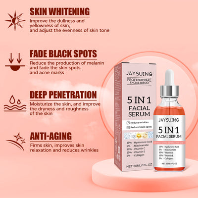5 In 1 Anti Aging Collagen Facial Serum - Euphorale