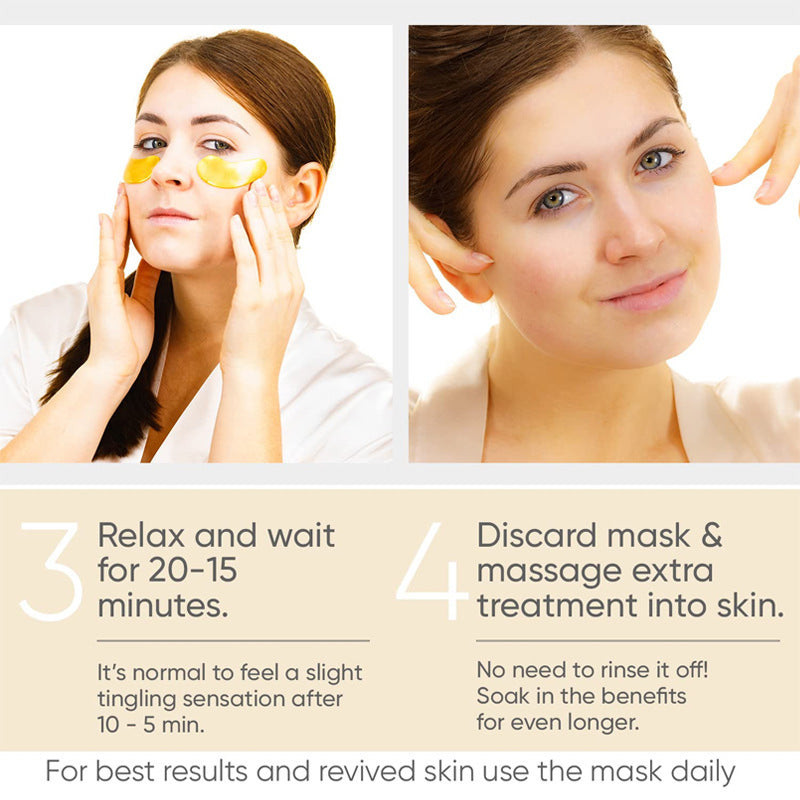 24K Gold Eye Lifting And Tightening Mask - Euphorale