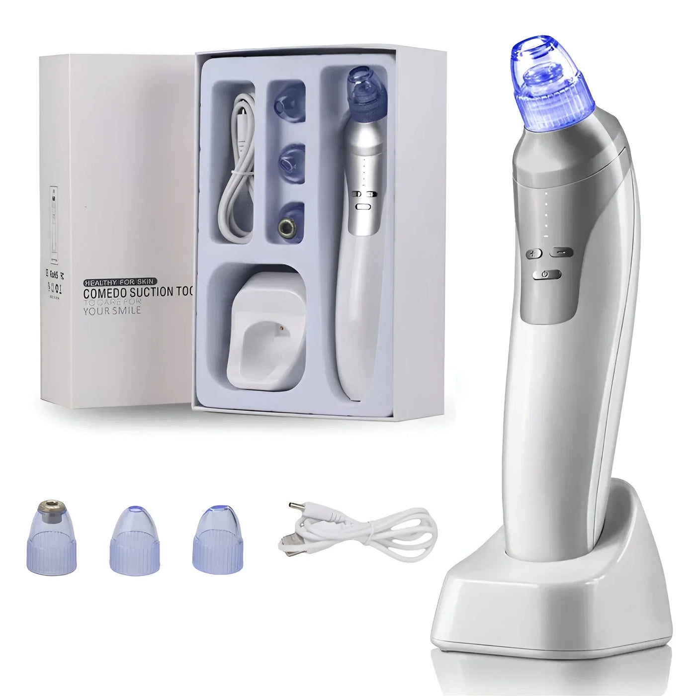 Pore Vacuum Electric Blackhead Suction Device - Euphorale