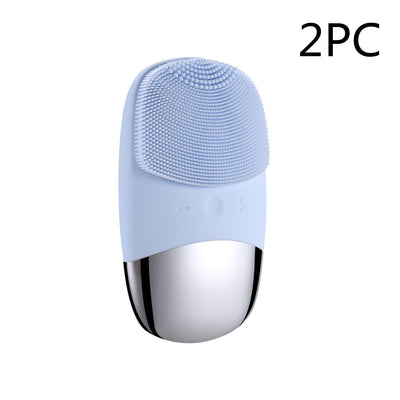 Mini Silicone Electric Face Cleansing Brush - Euphorale