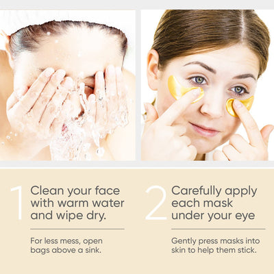 24K Gold Eye Lifting And Tightening Mask - Euphorale