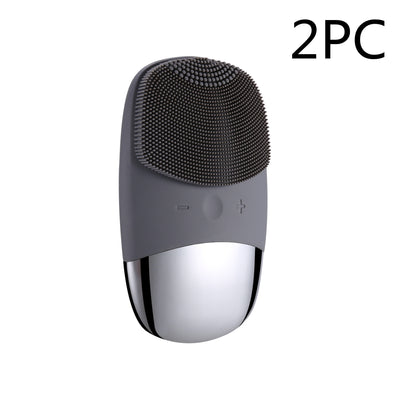 Mini Silicone Electric Face Cleansing Brush - Euphorale