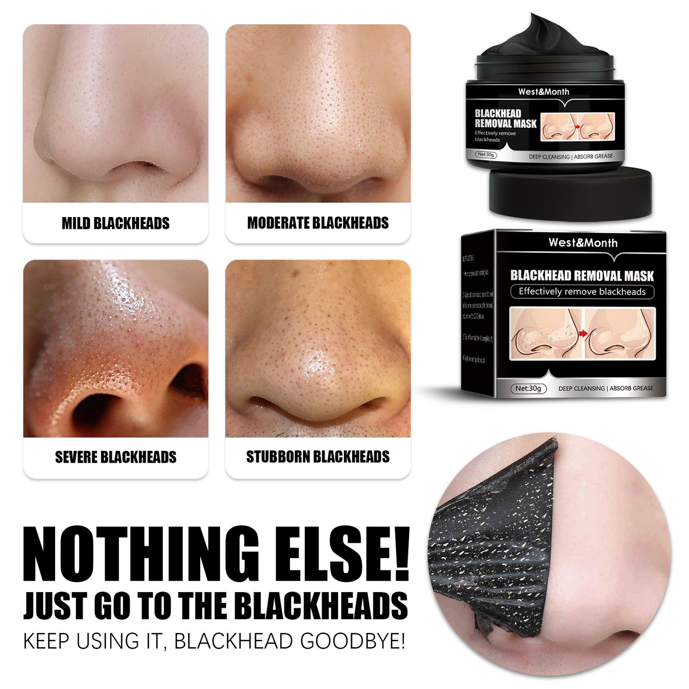 Peel Off Charcoal Deep Cleaning Facial Mask - Euphorale